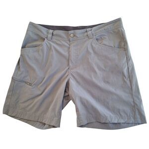 Columbia Omni-Shade Men's Nylon Hiking Outdoor Cargo Shorts Gray AM0660 36W×8L